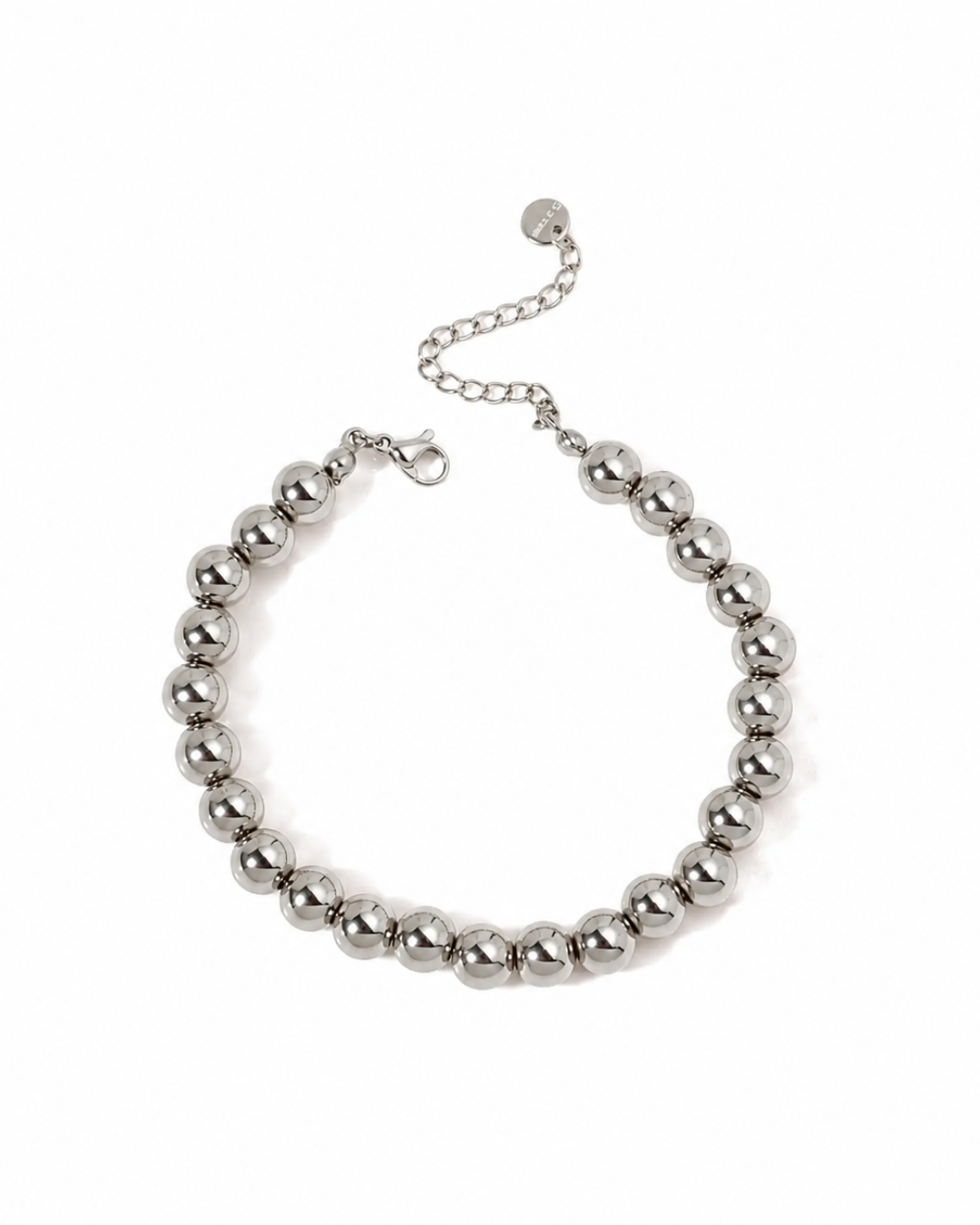 Beaded Bracelet Silver