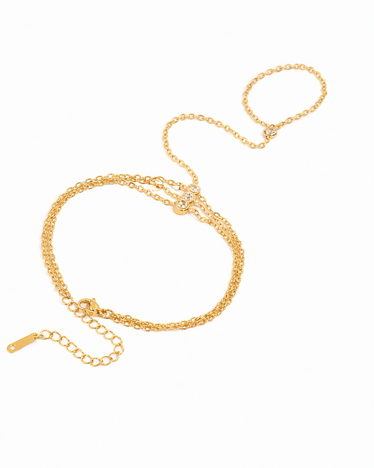 Golden Grace Hand Chain