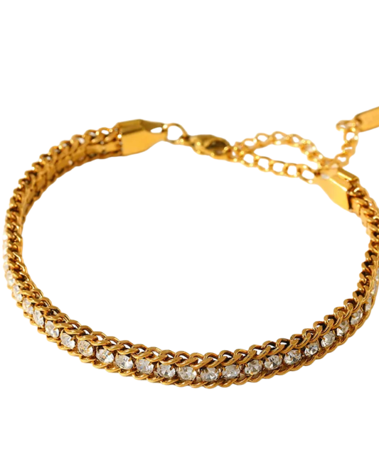 Halo Double Chain Bracelet