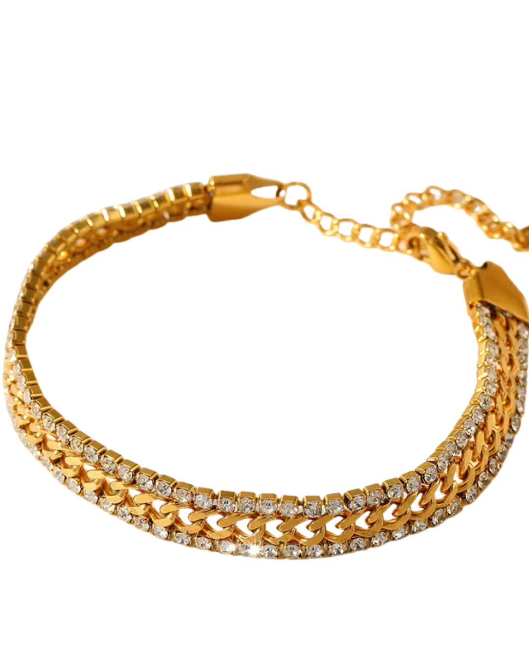 Halo Double Chain Bracelet