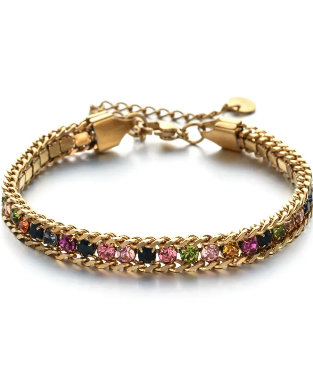 Halo Double Chain Bracelet
