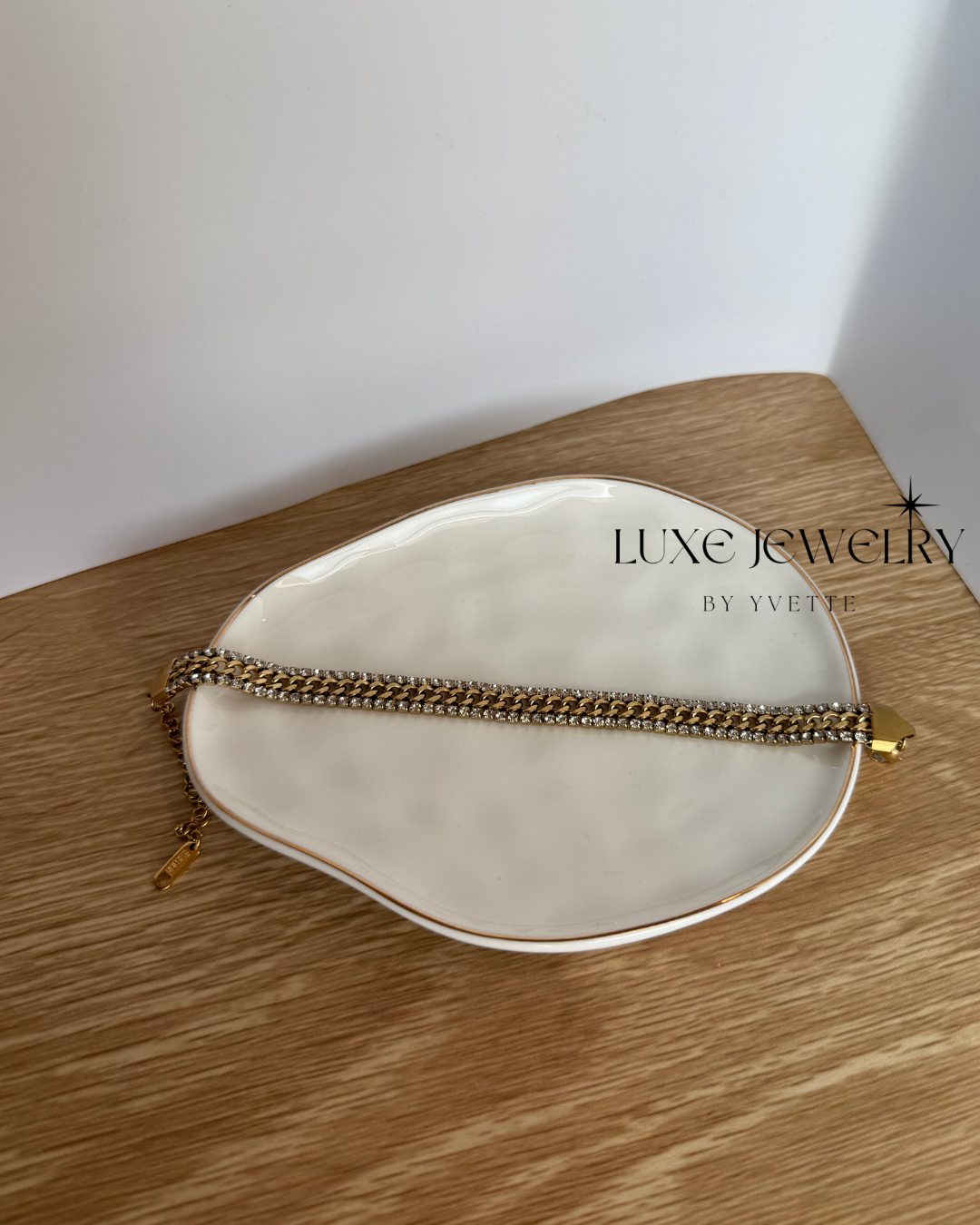 Halo Double Chain Bracelet