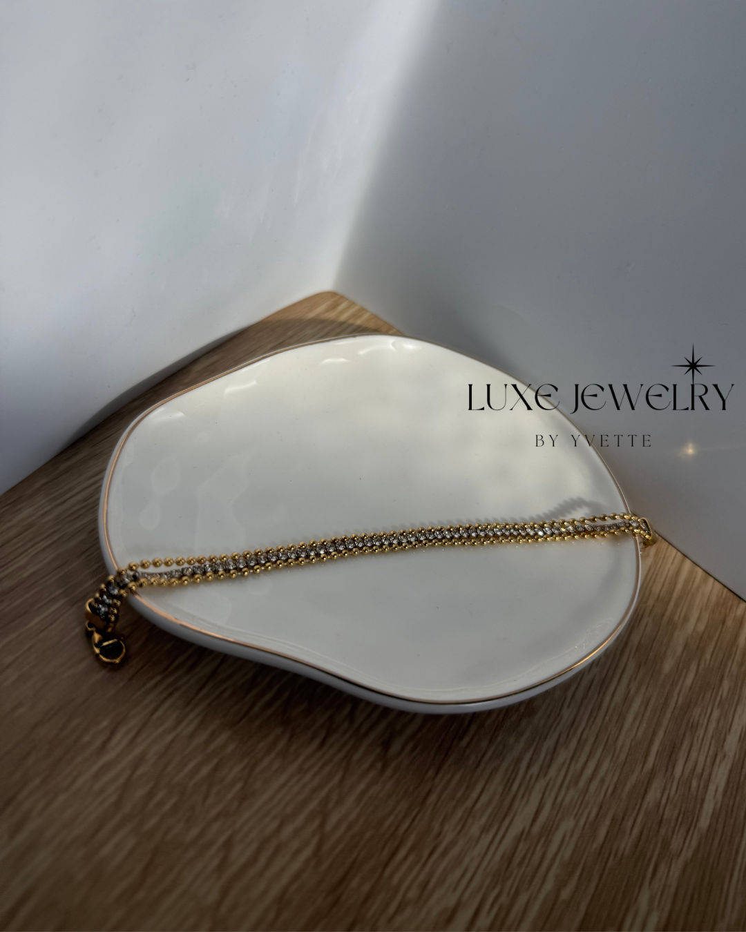 Halo Double Chain Bracelet