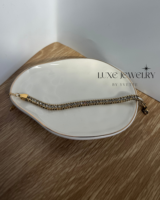 Halo Double Chain Bracelet